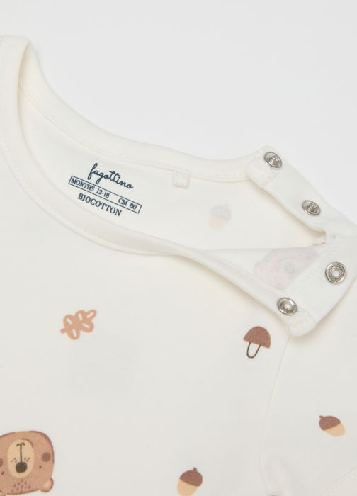 OVS Kids Body Maneca Scurta Amber Brown Baieti 0-9 Luni [4]