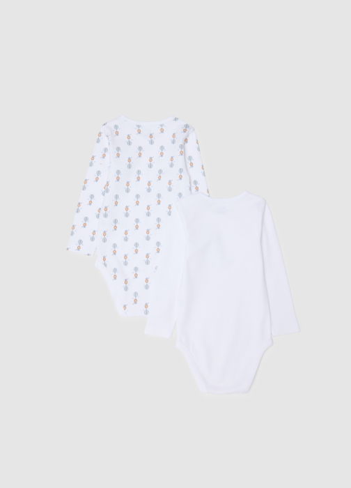 OVS Kids Боди С Коротким Рукавом Для Мальчиков Bright White 0-9 Месяцев [2]