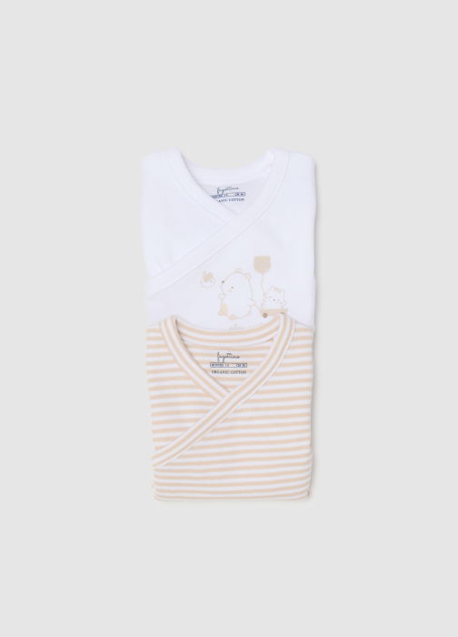 OVS Kids Боди С Коротким Рукавом Для Девочек Серый 0-9 Месяцев [4]