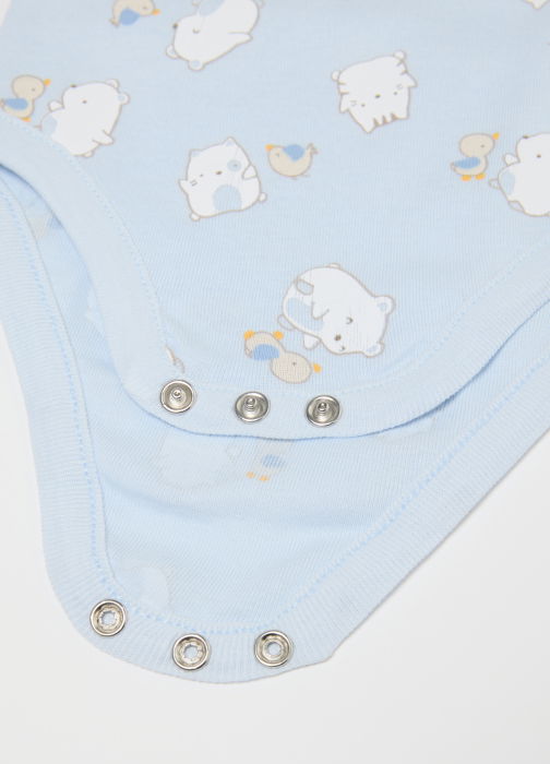 OVS Kids Боди С Коротким Рукавом Для Мальчиков Light Blue 0-9 Месяцев [3]