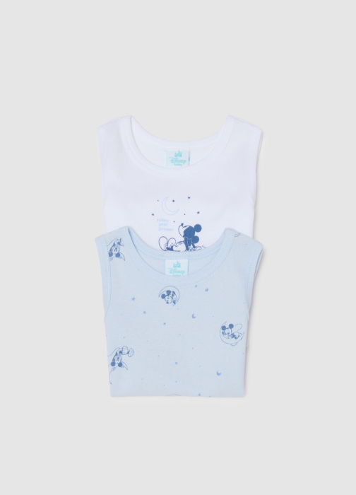 OVS Kids Body Maneca Scurta Light Blue Baieti 0-9 Luni [4]