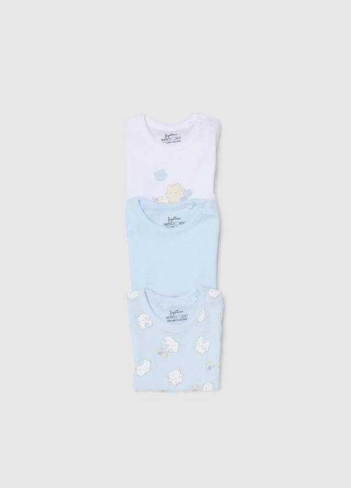 OVS Kids Боди С Коротким Рукавом Для Мальчиков Light Blue 0-9 Месяцев [4]