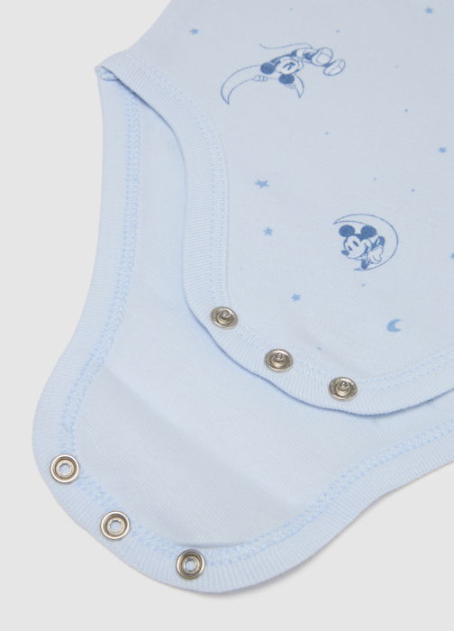 OVS Kids Body Maneca Scurta Light Blue Baieti 0-9 Luni [3]