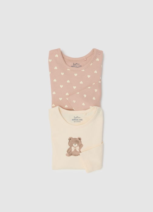 OVS Kids Боди С Коротким Рукавом Для Девочек Rose Dust 0-9 Месяцев [4]