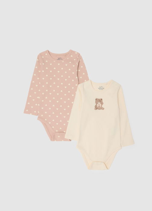 OVS Kids Боди С Коротким Рукавом Для Девочек Rose Dust 0-9 Месяцев [1]