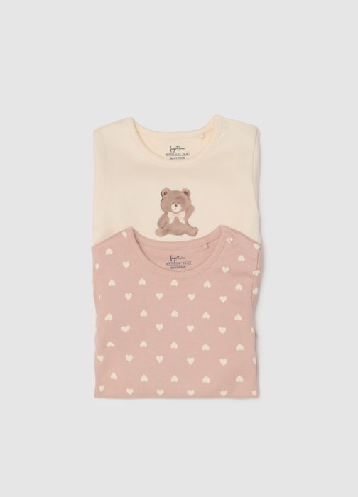 OVS Kids Боди С Коротким Рукавом Для Девочек Rose Dust 0-9 Месяцев [3]