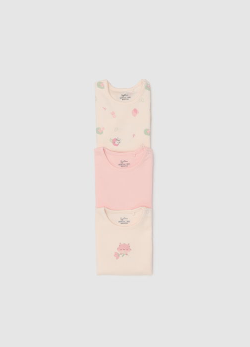 OVS Kids Боди С Коротким Рукавом Для Девочек Rose Quartz 0-9 Месяцев [4]