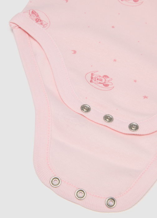 OVS Kids Body Maneca Scurta Roz Fete 0-9 Luni [3]