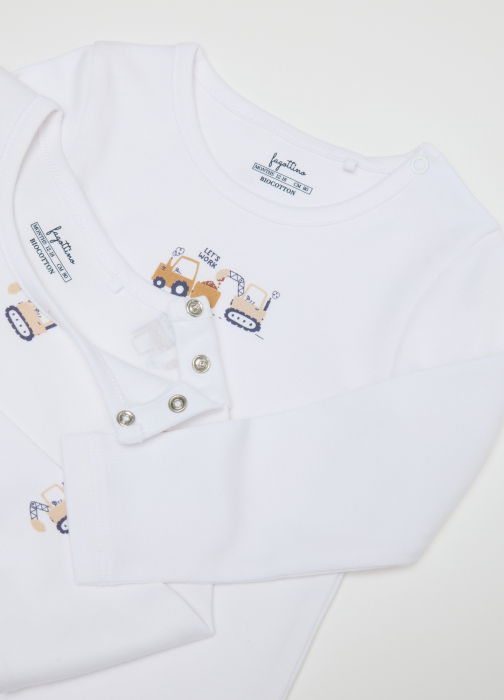 OVS Kids Боди С Коротким Рукавом Для Мальчиков Snow White 0-9 Месяцев [4]