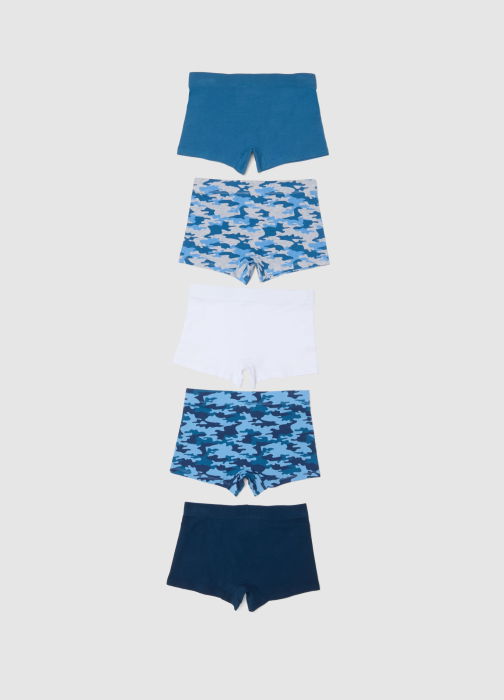 Boxeri Blue/White Baieti 3-10 Ani [2]