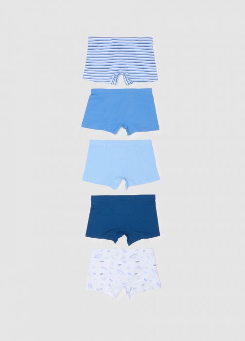 OVS Kids Boxeri White/Blue  Baieti 3-10 Ani [2]