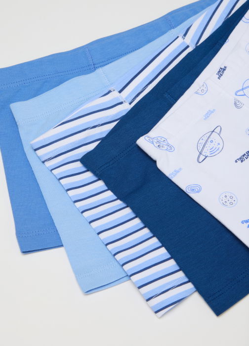 OVS Kids Boxeri White/Blue  Baieti 3-10 Ani [4]