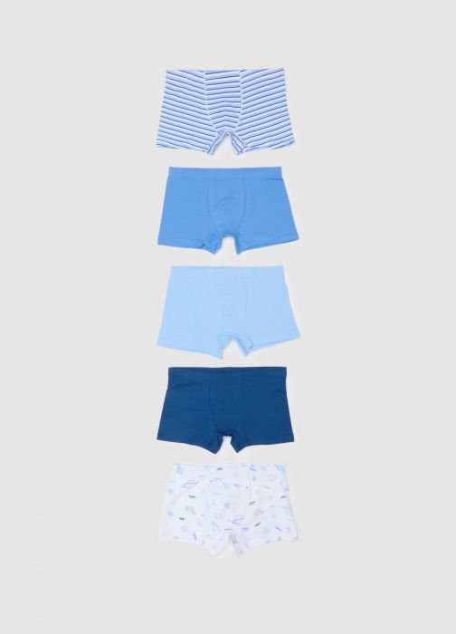OVS Kids Boxeri White/Blue  Baieti 3-10 Ani [1]