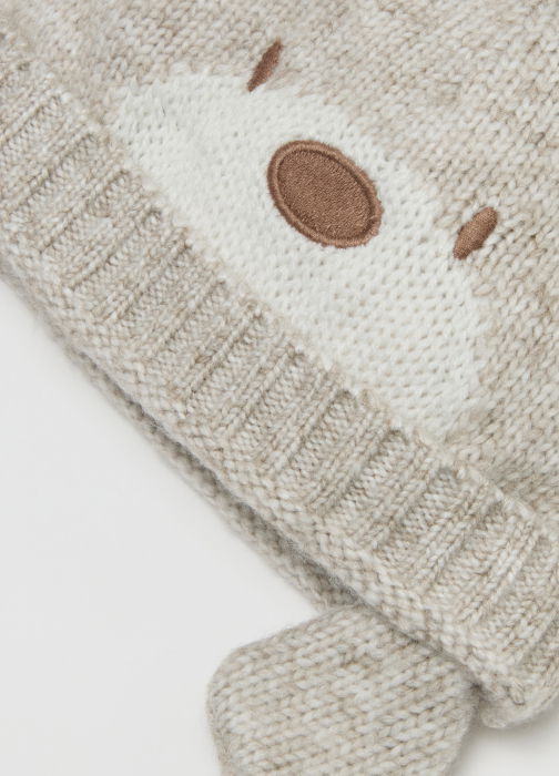 OVS Kids Caciula Beige Melange Baieti 9-36 Luni [3]