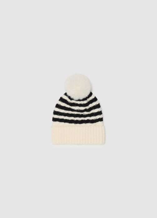 OVS Kids Caciula Black-Striped Off-White Fete 3-10 Ani [1]