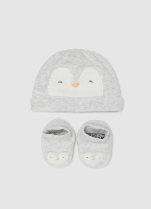 OVS Kids Caciula Gri Baieti 9-36 Luni [1]