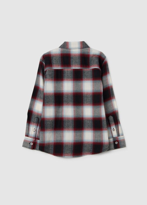 OVS Kids Рубашка С Длинным Рукавом Для Мальчиков Black/Red Check 3-10 Лет [2]