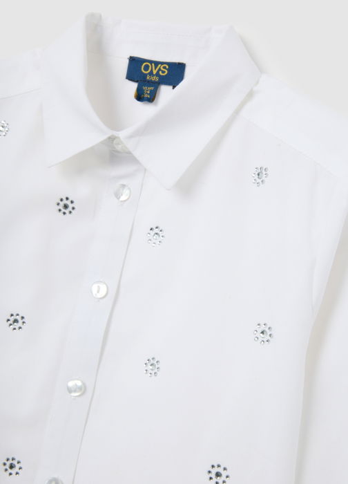 OVS Kids Рубашка С Длинным Рукавом Для Девочек Brilliant White 3-10 Лет [3]