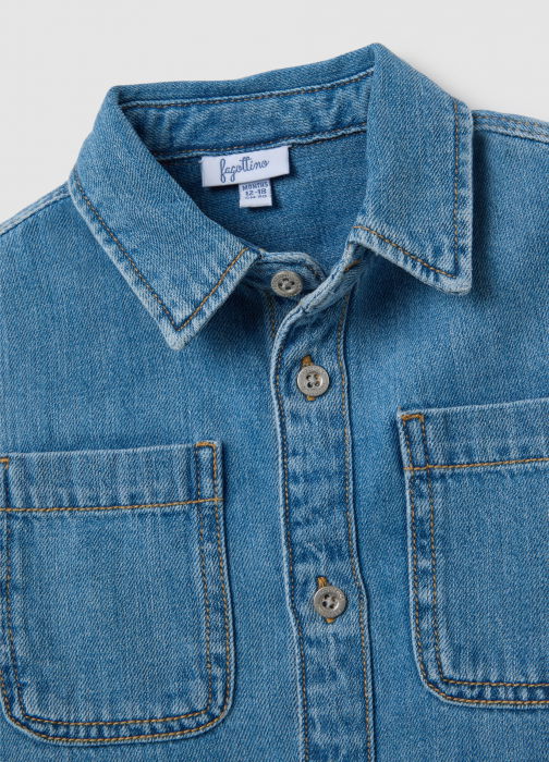 OVS Kids Camasa Maneca Lunga Indigo Baieti 9-36 Luni [3]