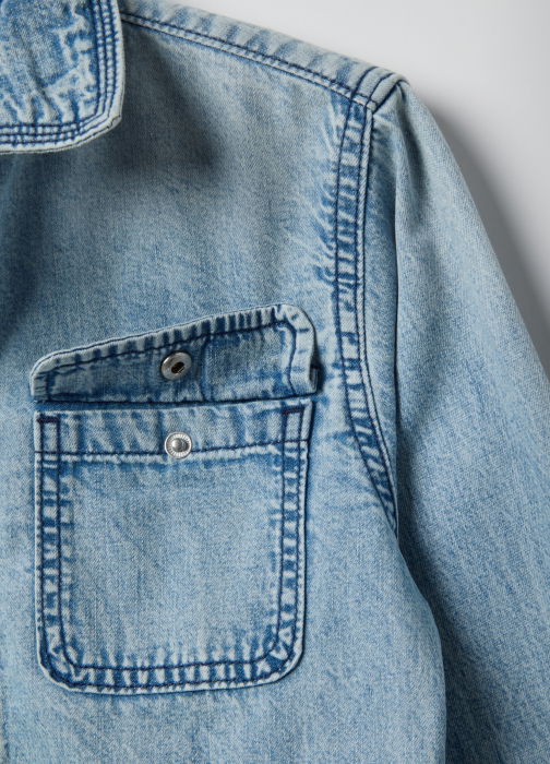 OVS Kids Camasa Maneca Lunga Light Blue Baieti 3-10 Ani [4]