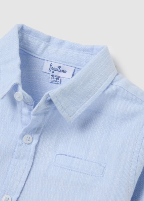 OVS Kids Рубашка С Длинным Рукавом Для Мальчиков Light Blue 9-36 Месяцев [3]