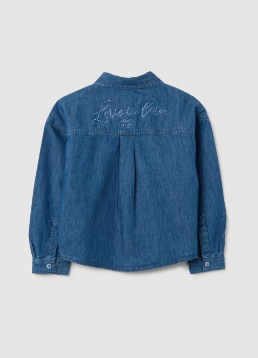 OVS Kids Camasa Maneca Lunga Medium Blue Fete 3-10 Ani [2]