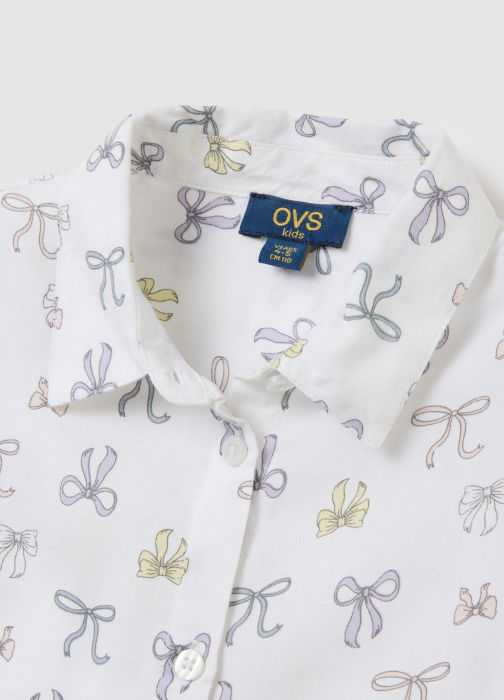 OVS Kids Camasa Maneca Lunga White Alyssum Fete 3-10 Ani [3]