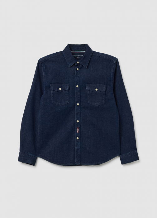 OVS Kids Camasa Maneca Scurta Medium Dark Blue Baieti 10-15 Ani [4]