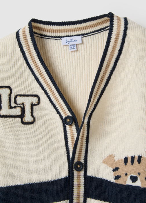 OVS Kids Cardigan Alb Baieti 9-36 Luni [3]