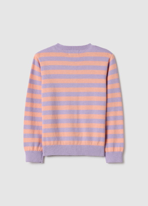 OVS Kids Cardigan Violet-Striped Orange Fete 3-10 Ani [2]