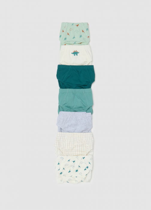 OVS Kids Chiloti Alb/Verde Baieti 3-10 Ani [3]