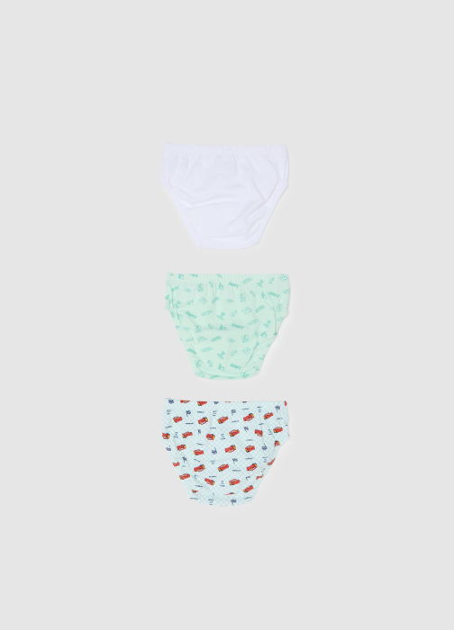 OVS Kids Chiloti Verde/Albi Baieti 3-10 Ani [2]