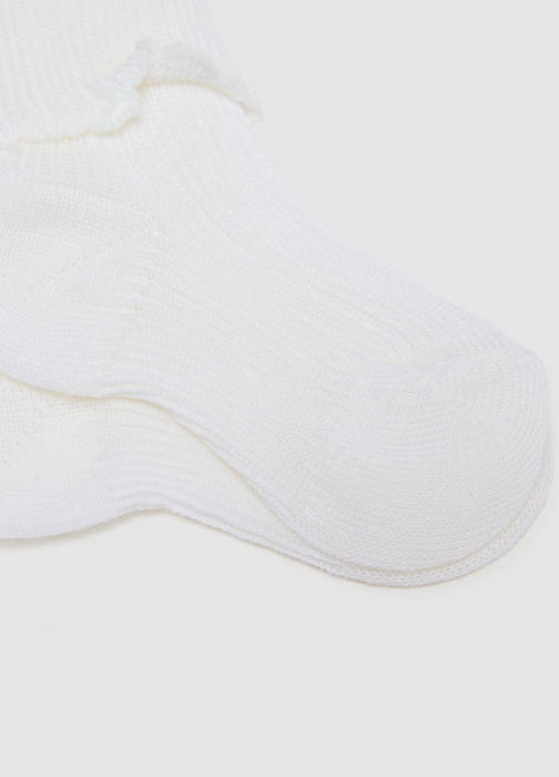 OVS Kids Ciorapi Albi Fete 9-36 Luni [3]