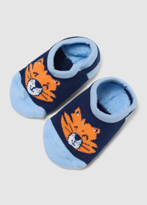 Ciorapi Antislip Albastri Baieti 9-36 Luni [2]