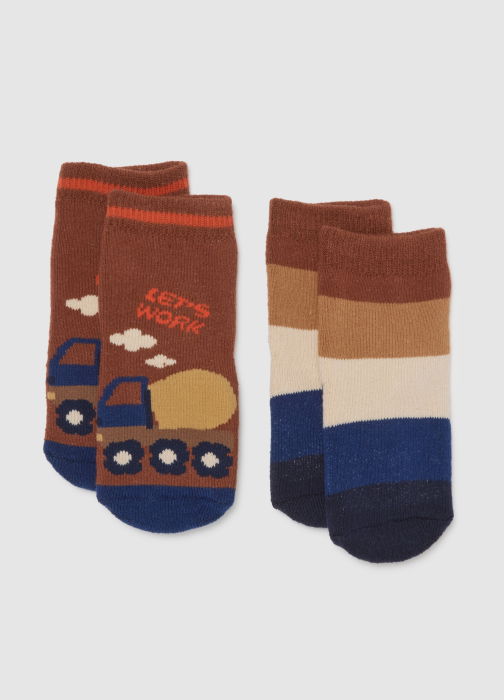 OVS Kids Ciorapi Antislip Multicolori Baieti 9-36 Luni [1]