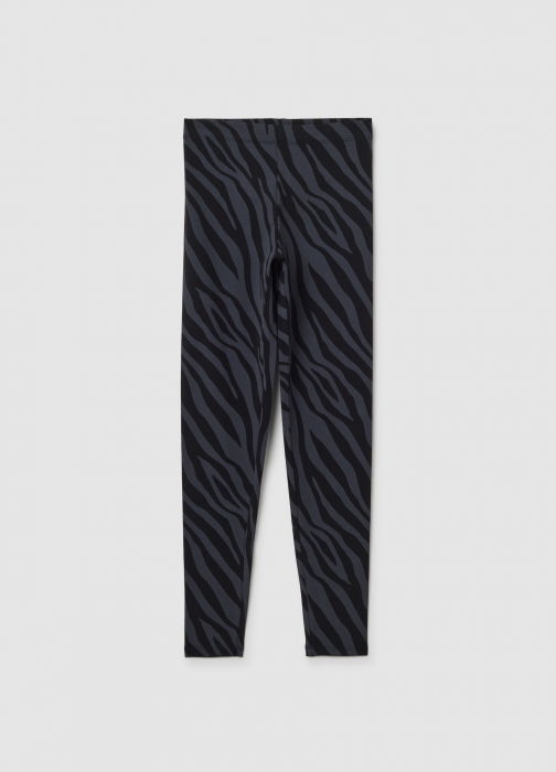OVS Kids Леггинсы Для Девочек Black-Striped Grey 10-15 Лет [1]