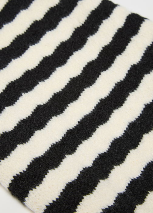OVS Kids Шарф Для Девочек Black-Striped Off-White 3-10 Лет [3]