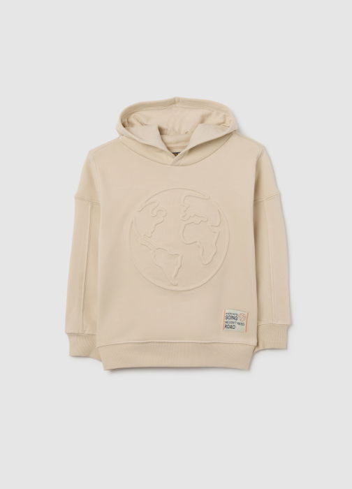 OVS Kids Толстовка С Флисом Для Мальчиков Бежевая 3-10 Лет [1]