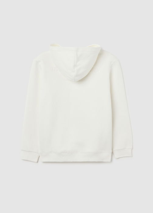 OVS Kids Hanorac Cu Fleece Gri/Alb Baieti 10-15 Ani [2]