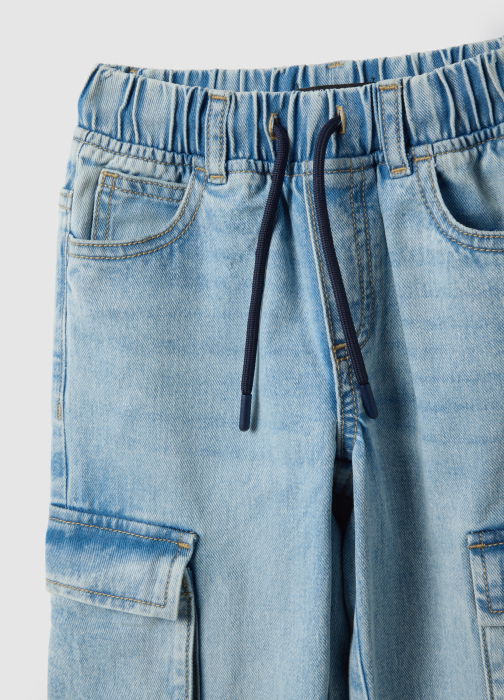 OVS Kids Jogger Denim Light Blue Baieti 3-10 Ani [3]