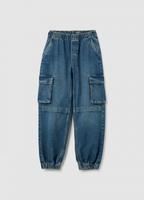 OVS Kids Jogger Denim Medium Blue Baieti 10-15 Ani [4]