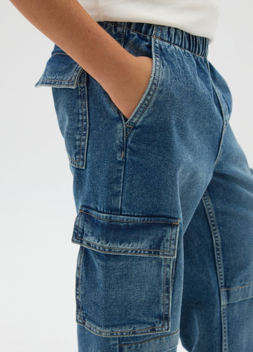 OVS Kids Jogger Denim Medium Blue Baieti 10-15 Ani [3]