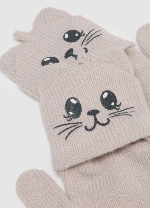 OVS Kids Перчатки Для Девочек Beige Melange 3-10 Лет [2]