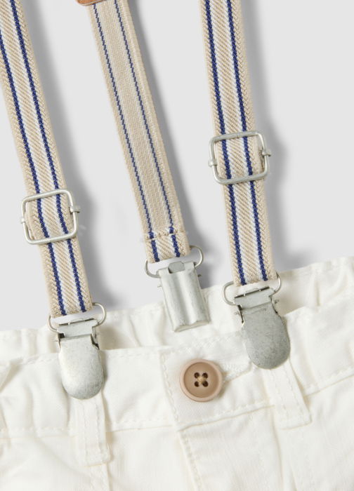 Pantaloni Albi Baieti 9-36 Luni [3]