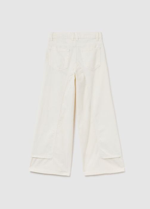 OVS Kids Pantaloni Albi Fete 10-15 Ani [2]