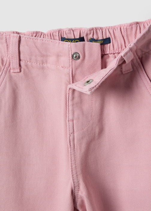 OVS Kids Pantaloni Gabardin Cameo Pink Fete 3-10 Ani [3]