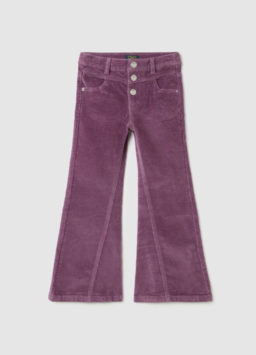 OVS Kids Pantaloni Gabardin Grapeade Fete 3-10 Ani [1]