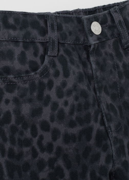 OVS Kids Pantaloni Gabardin Gri/Negri Fete 3-10 Ani [3]