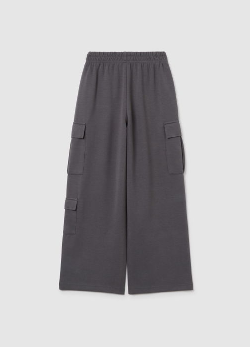 OVS Kids Pantaloni Gabardin Lava Smoke Fete 10-15 Ani [2]