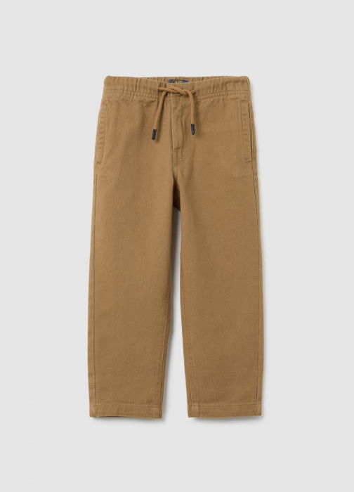 OVS Kids Pantaloni Gabardin Tannin Baieti 3-10 Ani [1]